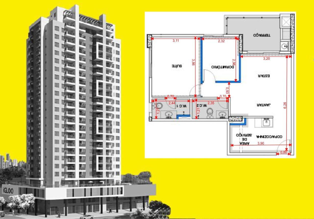 I055B- Harmony Home, 2 Quartos Com Garagem Curitiba Kültér fotó